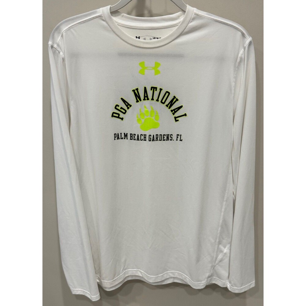 PGA NATIONAL The Bear Trap Palm Beach Under Armour Long Sleeve Shirt Men's Large